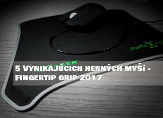 5 Vynikajúcich herných myší - Fingertip grip 2017